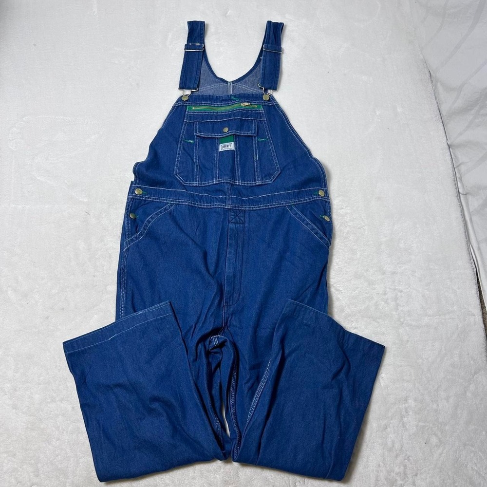 Vintage 90s Wrangler Blue Denim Overalls